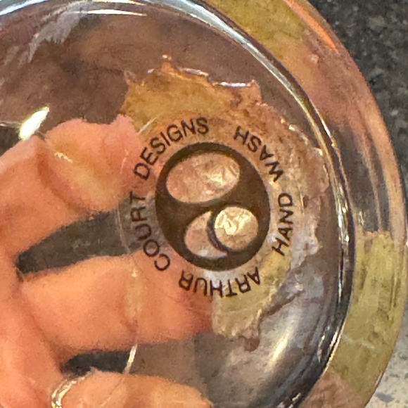 EUC Arthur Court Lion Head Safari Line Lowball Double Old Fashioned Glass - Picture 4 of 6